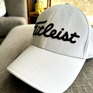 Titleist Pro V1 Golf Hat White One Size Adjustable